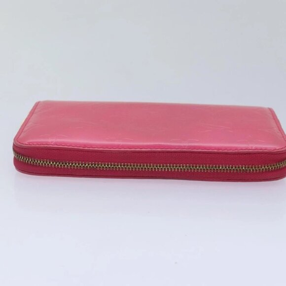 LOUIS VUITTON Monogram Vernis Eldridge Wallet Fuchsia Pink M91240 LV Auth 93651 - Picture 4 of 16